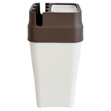 리빙앤트리 종이컵 휴지통, 브라운