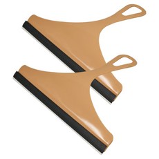 아케이바이 3D 설계 물기 클린 핸드 스퀴지, 연핑크, 2개