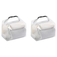 Block Mart 浴室防水袋 2入, 白色