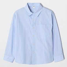 스파오키즈 아동용 오버핏 스트라이프 셔츠