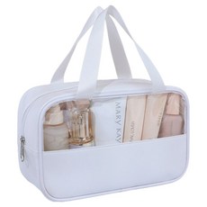 Block Mart 浴室多用途防水盥洗包, 白色