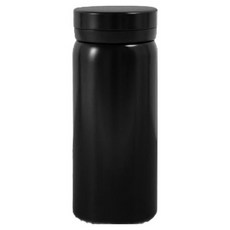 미니 304 스테인리스 텀블러 미듐, 블랙, 1개, 200ml