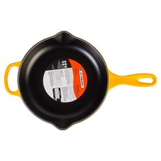 LE CREUSET Signature 圓形琺瑯平底鍋 Nectar 黃色, 1個, 23cm