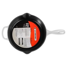 LE CREUSET Signature 深型琺瑯平底鍋 白色, 1個, 26cm