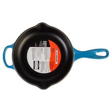 LE CREUSET 經典圓形琺瑯平底鍋 天空藍, 1個, 20cm
