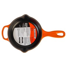 LE CREUSET 經典圓形琺瑯平底鍋 橘色, 1個, 16cm