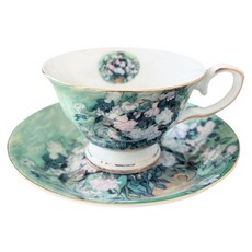 Royal Duke 梵谷油畫骨瓷咖啡單杯禮盒組 FCS12-1, 英式玫瑰, 1個