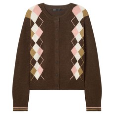 MIXXO 女款菱格紋針織外套
