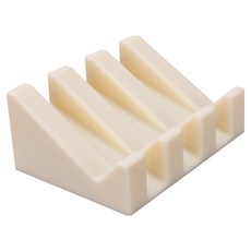 쉐리엘 욕실 다용도 깔끔 물빠짐 실리콘 비누 거치대 대, 아이보리 , 1개