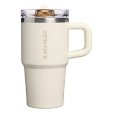 STANLEY 台灣公司貨 防漏吸管隨手杯, 象牙白, 1個, 590ml