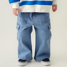 Walton Kids 兒童半寬版工裝牛仔褲