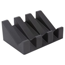 쉐리엘 욕실 다용도 깔끔 물빠짐 실리콘 비누 거치대 대, 블랙, 1개