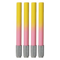 미소로운 연필 홀더 세트 B타입, 4개, 오렌지핑크