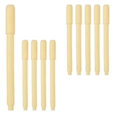 Misoroun 鉛筆延長器, 馬卡龍黃, 10個