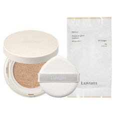 러븀 모이스쳐 글로우 쿠션 15g + 리필 23호 세트, 1개, 23호 진저