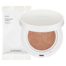 러븀 모이스쳐 글로우 쿠션 15g + 리필 세트, 1개, 23호 진저