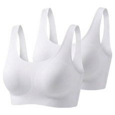 Sosomido 青少年用無痕光滑背心式內衣 2件組