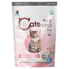 캐츠랑 키튼 고양이 건식 사료, 닭+참치, 2kg, 1개