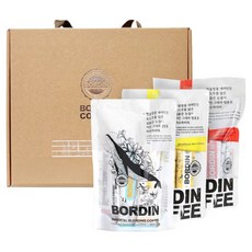 BORDIN 袋裝冷萃咖啡原液條 咖啡 30ml x 12入 + 低咖啡因 30ml x 12入 + 不朽的綜合 30ml x 14入 + 禮品盒組, 1套