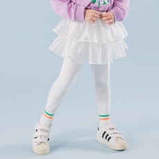 아이러브제이 포그 망사 기모 스커트 레깅스