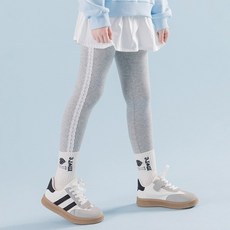 아이러브제이 로아니 레이스 리본 스판 레깅스