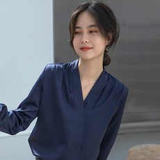 POPLARNC 女款霍蘭德V領襯衫 P26SPBL011210