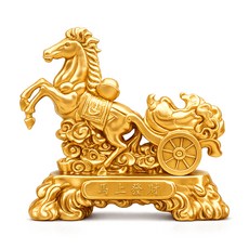 芙詩雅 馬拉白菜 創意擺件, 金色