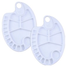 KHOKURI 水彩顏料 美術用品 調色盤 6W0018, 2個, 17格