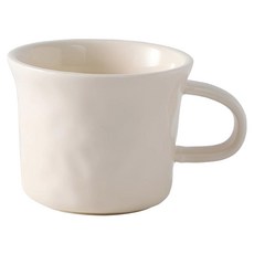 Hesii 北歐手捏感 fufu 馬克杯, 奶油白, 1個