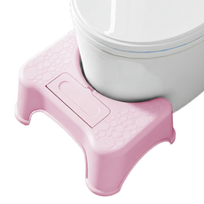 Join Made 防滑浴室腳凳 手機支架 附蓋款, 粉紅色