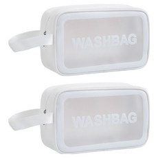 Block Mart 浴室防水沐浴包 2入, 白色