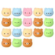 Joseonmunbanggu 隨機軟萌動物餃子, 混合顏色, 18個