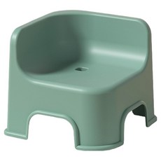 Block Mart 方形靠背浴室椅, 綠色