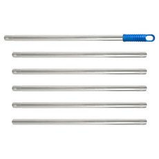 월드크린 무한 연장 스텐 로라대 겸용 장대 폴대 6단 3.1m, 1세트