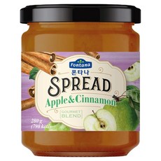 폰타나 스프레드 애플 앤 시나몬, 280g, 1개