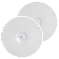모던홀릭 LED 건전지 무선 원형 센서등, 2개