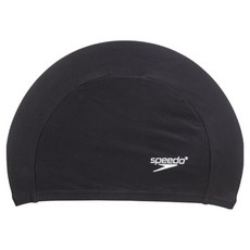 speedo 布料泳帽 8-71260008, BLACK, 1個