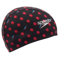 speedo Boom 圓點網眼泳帽 SE12505RT, RT, 1個