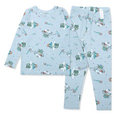ORGANICMOM 兒童伊斯長袖內衣上下套裝 MISL9K05