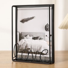 PICKNOA LOVE 重點擺飾 居家裝飾相框, 1個, 黑色