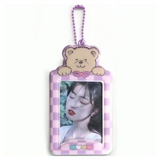 아이코닉 슈가 포토카드 홀더, 03테디베어, 1매