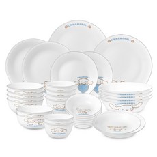 Corelle Brands 康寧餐具 大耳狗喜拿 6人韓式餐具組 30件組, 混合色, 1套, 9種