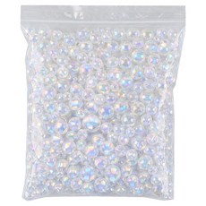 Uniart 大容量造型串珠 99號 泡泡, 雷射半透明, 1個