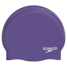 speedo 矽膠泳帽 8-70984006, 紫色, 1個