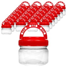 大慶 廣口 350g 新型手提 紅色蓋 30p + PET容器 30p 套組 2號, 1套