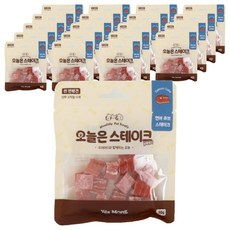 예스몽 강아지 오늘은 스테이크 대용량 큐브 간식, 30g, 20개, 연어 반려동물용품/강아지 간식 반품 최저가 22,900원