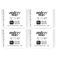 AUDREY SUN Greenway 純棉褲型夜用衛生棉, 중형, 4入, 4個