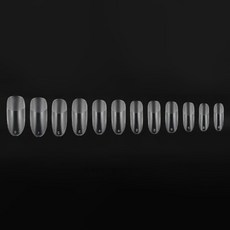 Biantino PARIS 人造美甲片 透明半霧面全覆蓋 240片組 25BRS288, 1套, No8