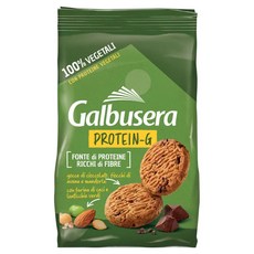 Galbusera 高蛋白黑巧克力餅乾, 280g, 1個