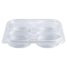 Swan 杜拜Q彈餅乾 Q彈餅乾 4格 PET 容器, 100個, 1入